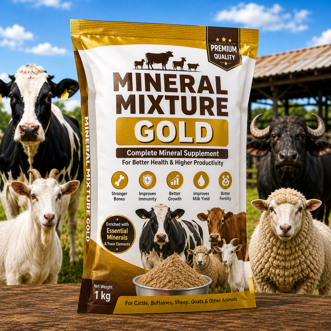 Mineral Mixture Gold